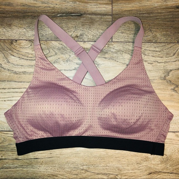 VS Lightweight Perforated Mauve Sports Bra - Picture 10 of 11